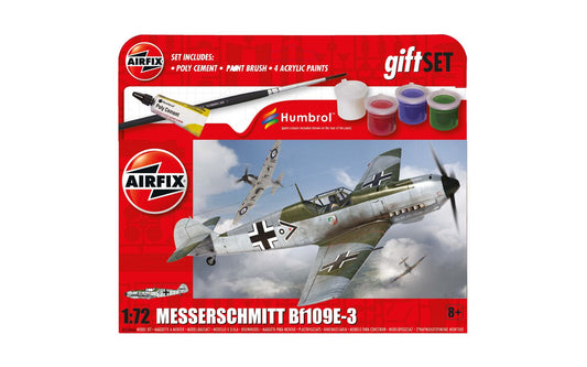 Airfix 1/72nd scale Battle of Britain Messerschmitt Bf109E-3 Starter Set