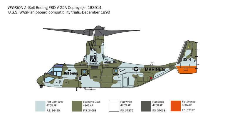 Italeri 1/72nd scale V-22A Osprey