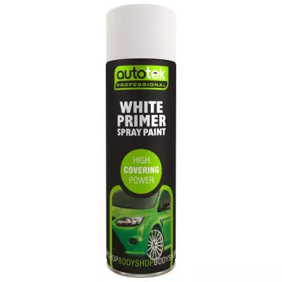 Autotek White Primer Spray Paint 500ml