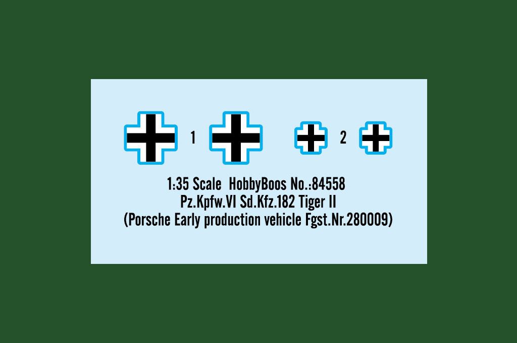 HobbyBoss 1/35th scale Pz.Kpfw.VI SdKfz.182 Tiger II