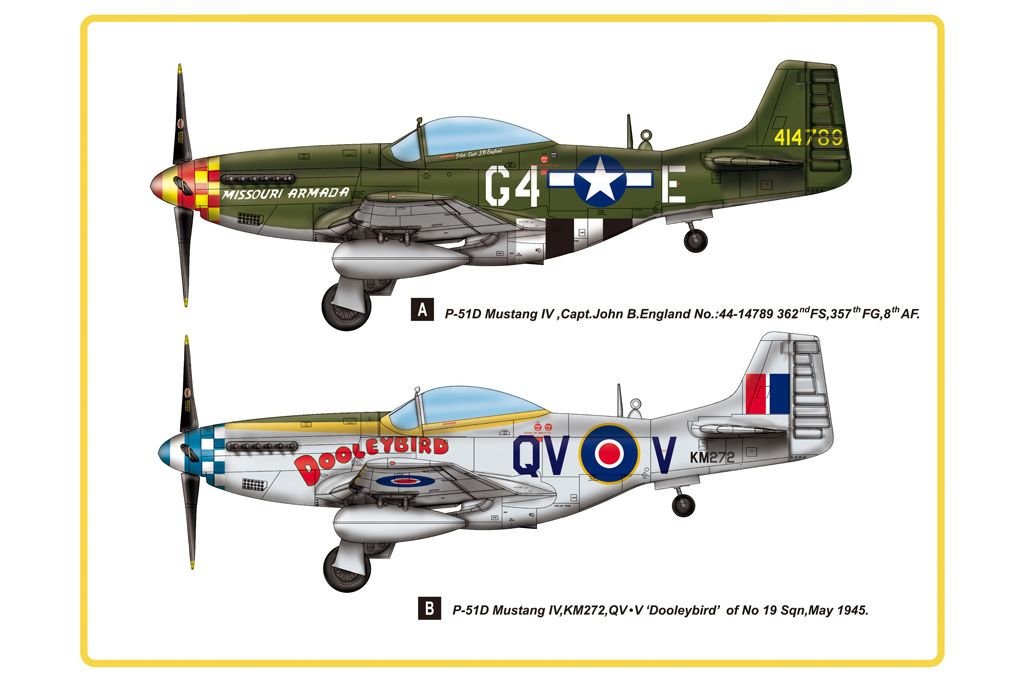 HobbyBoss 1/48th scale P-51D Mustang IV Fighter