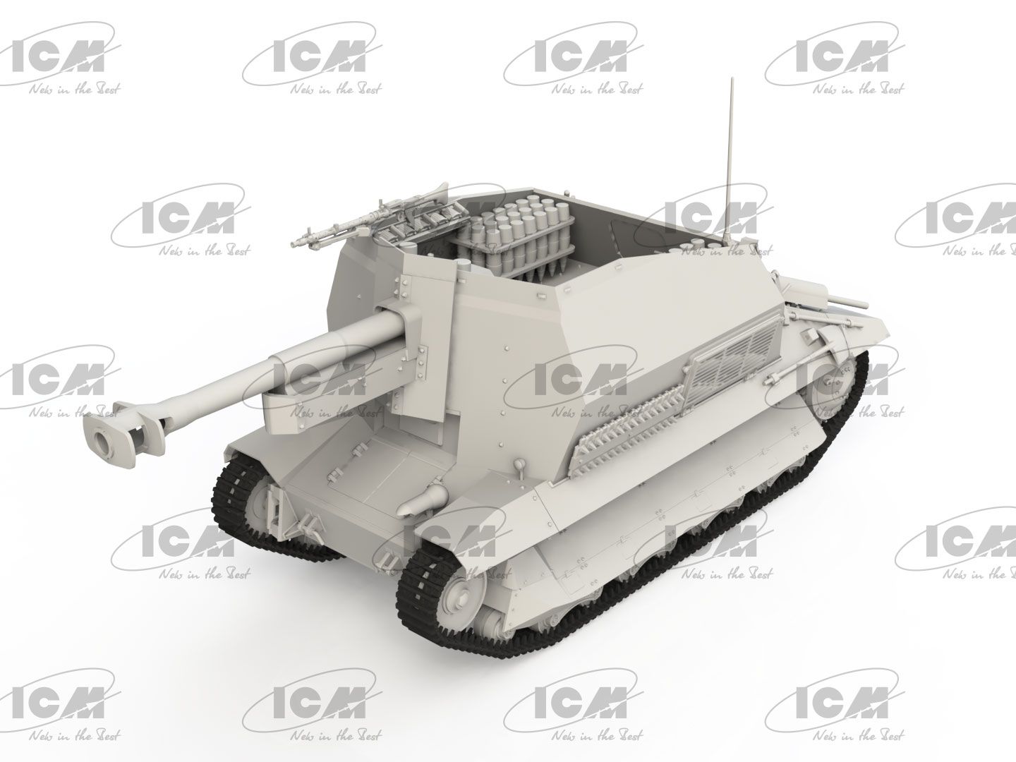 ICM 1/35th scale 10.5cm leFH 16(Sf) auf Geschutzwagen FCM36(f)