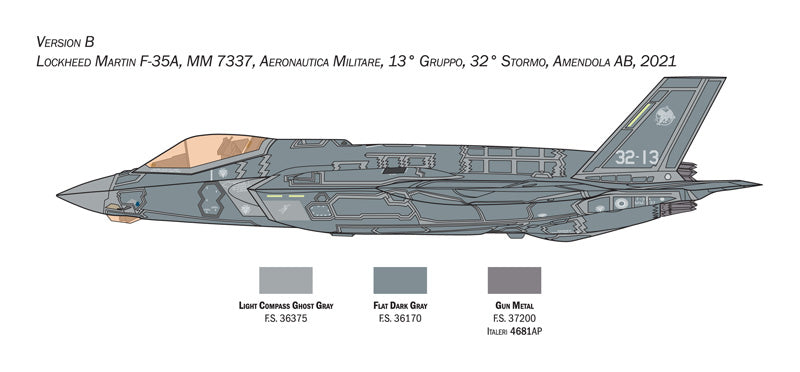 Italeri 1/48th scale F-35A Lightning II "Beast Mode"