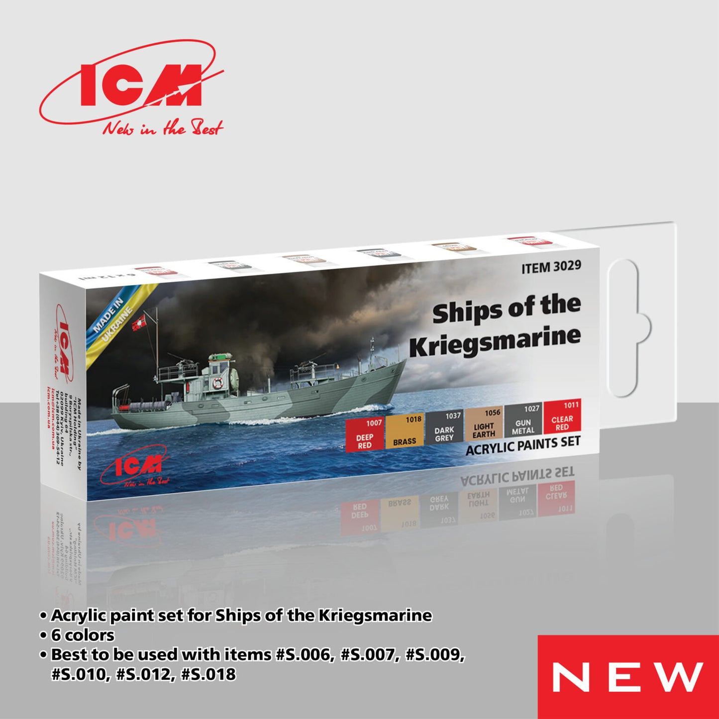 ICM Paint Set - Ships of the Kriegsmarine