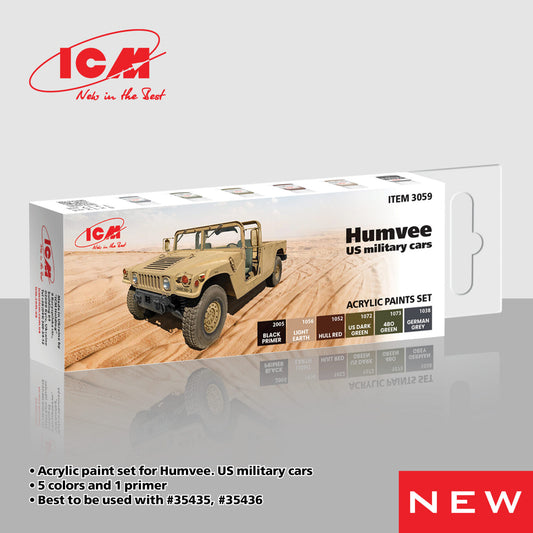 ICM Paint Set - Humvee US Military Cars