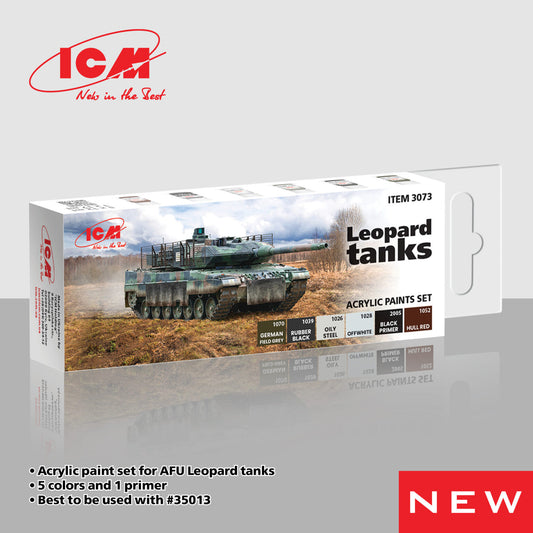 ICM Paint Set - Leopard Tanks