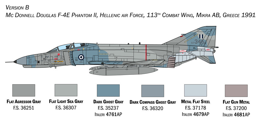 Italeri 1/72nd scale F-4E/F Phantom II