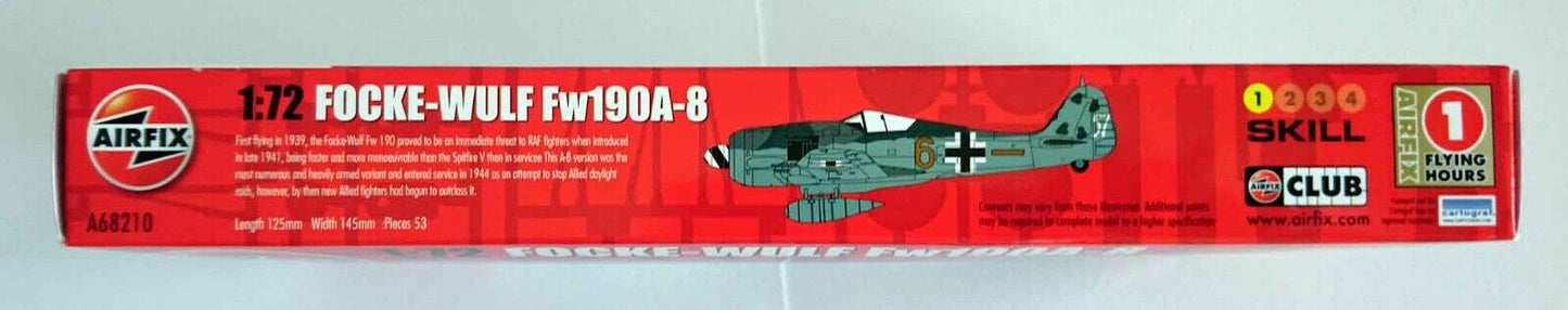 Airfix 1/72nd scale Focke-Wulf Fw190A-8 Starter Kit