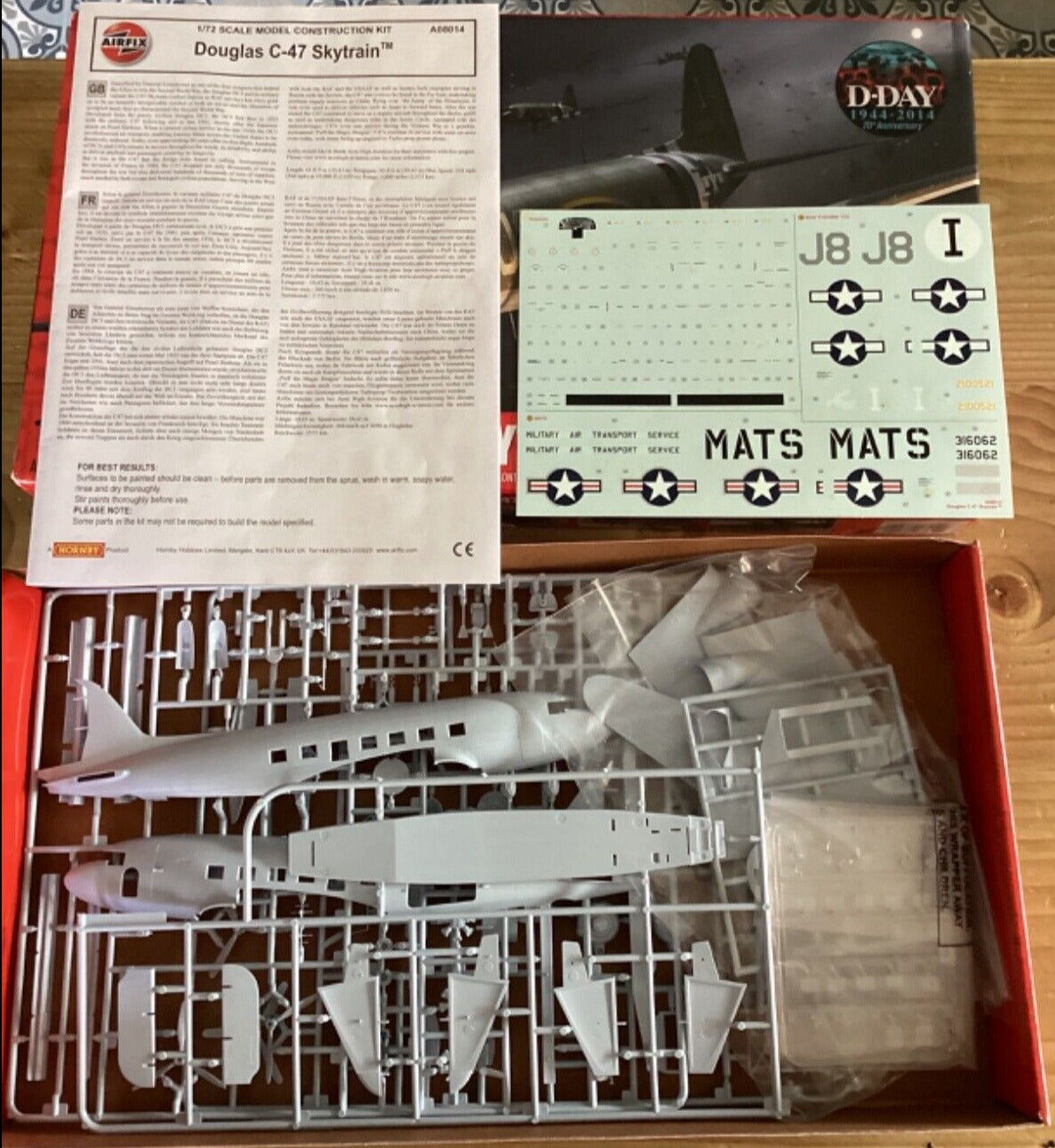 Second Hand: Airfix 1/72nd scale Douglas C-47A/D Skytrain D-Day 70th Anniversary Edition