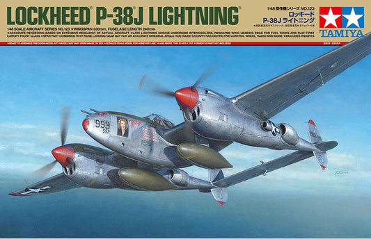 Tamiya 1/48th scale Lockhed P-38 J Lightning