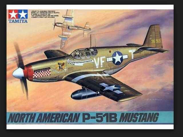 Tamiya 1/48th scale North American P-51B Mustang